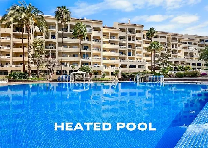 Sunny Terrace I Heated Pool I King Bed I Cook Zone I Parking Los Cristianos (Tenerife)